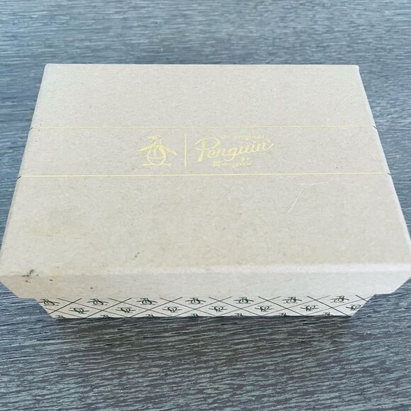 Penguin Floral Neck Tie Pocket Square Formal Set - Picture 2 of 2